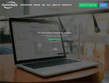 Tablet Screenshot of channelreply.com